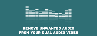 How to Remove Unwanted Audio From Your Dual Audio Video? image